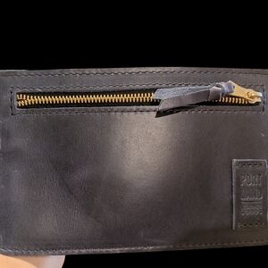 🤠💙Portland Leather Wristlet In Cowboy blue